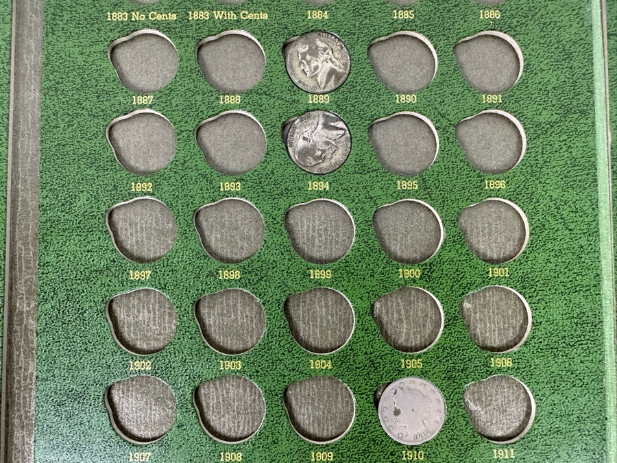 Vintage Nickels Coin Collection Featuring Buffalo Nickels, 1910 Liberty Head Nickel And Jefferson Nickels - See Photos [Photo 5]
