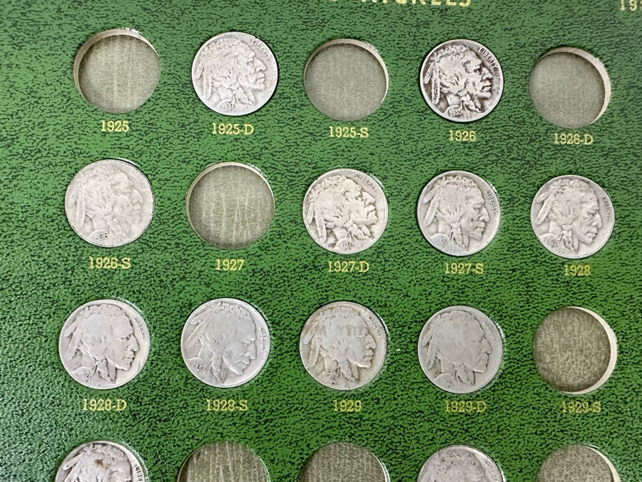 Vintage Nickels Coin Collection Featuring Buffalo Nickels, 1910 Liberty Head Nickel And Jefferson Nickels - See Photos [Photo 11]