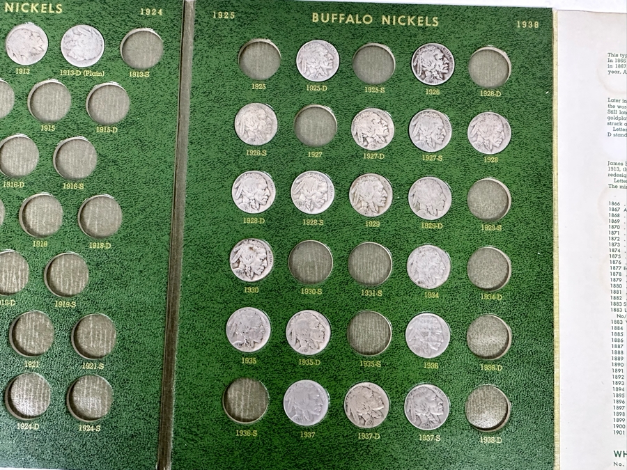 Vintage Nickels Coin Collection Featuring Buffalo Nickels, 1910 Liberty Head Nickel And Jefferson Nickels - See Photos [Photo 10]