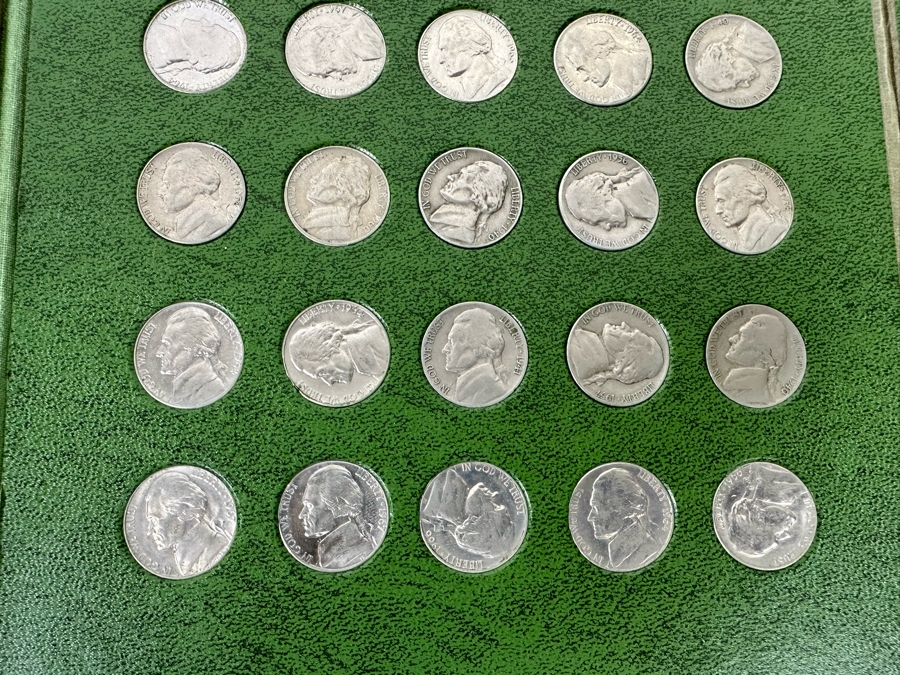 Vintage Nickels Coin Collection Featuring Buffalo Nickels, 1910 Liberty Head Nickel And Jefferson Nickels - See Photos [Photo 20]