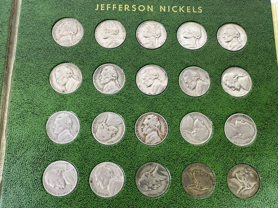 Vintage Nickels Coin Collection Featuring Buffalo Nickels, 1910 Liberty Head Nickel And Jefferson Nickels - See Photos [Photo 22]