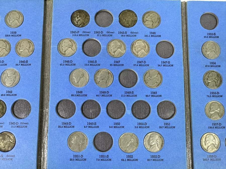 Vintage Nickels Coin Collection Featuring Buffalo Nickels, 1910 Liberty Head Nickel And Jefferson Nickels - See Photos [Photo 26]