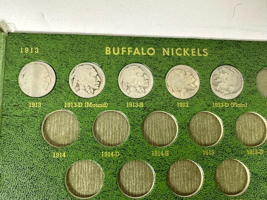 Vintage Nickels Coin Collection Featuring Buffalo Nickels, 1910 Liberty Head Nickel And Jefferson Nickels - See Photos [Photo 8]