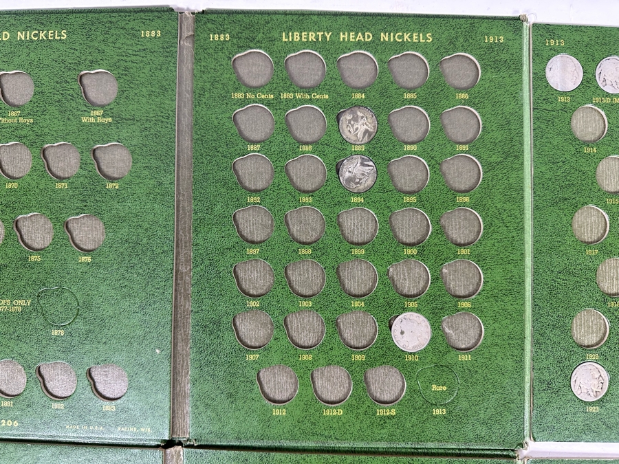 Vintage Nickels Coin Collection Featuring Buffalo Nickels, 1910 Liberty Head Nickel And Jefferson Nickels - See Photos [Photo 4]