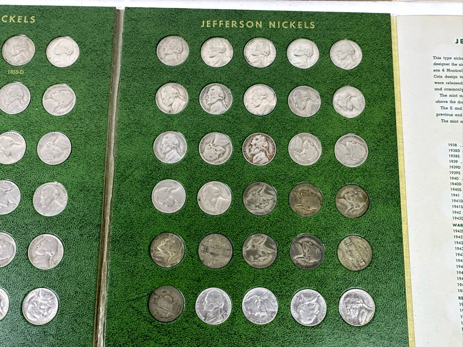 Vintage Nickels Coin Collection Featuring Buffalo Nickels, 1910 Liberty Head Nickel And Jefferson Nickels - See Photos [Photo 21]