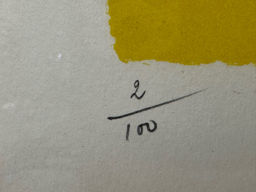 Karel Appel (1921-2006, Dutch) Hand Signed Limited Edition Lithograph 1975 Numbered 2 Of 100 28.5 X 23 Framed 35 X 30 [Photo 11]