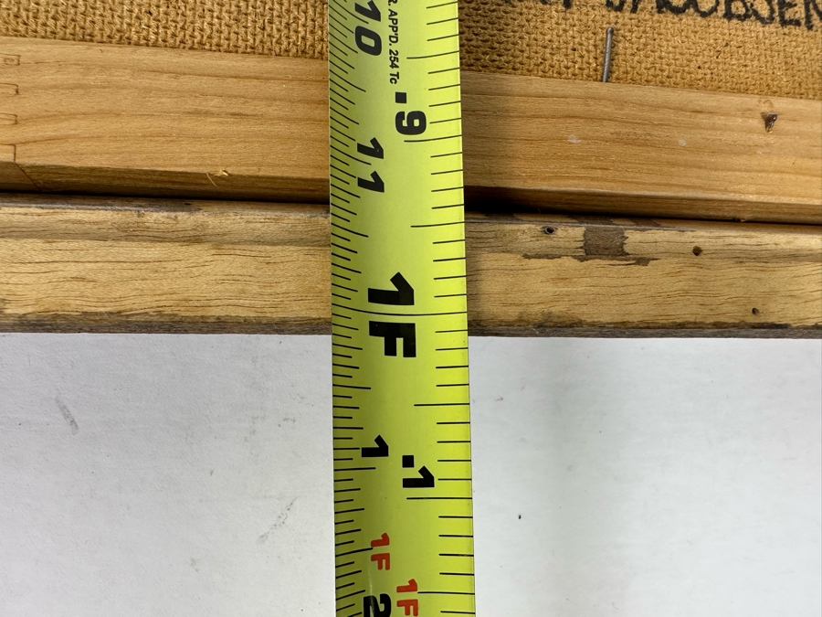 Original Larry Jacobsen Original Oil Painting On Board Of Elephant Herd 10 X 8 Framed 14 X 12 1977 [Photo 14]