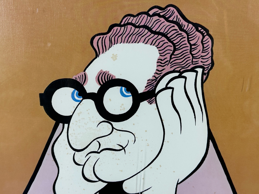 Xavier Cugat (1900-1990, Spain) Hand Signed Limited Edition Print Henry Kissinger On A Chess Board Playing Political Chess Numbered 4 Of 200 1975 19 X 25.5 Framed 25 X 32 [Photo 6]