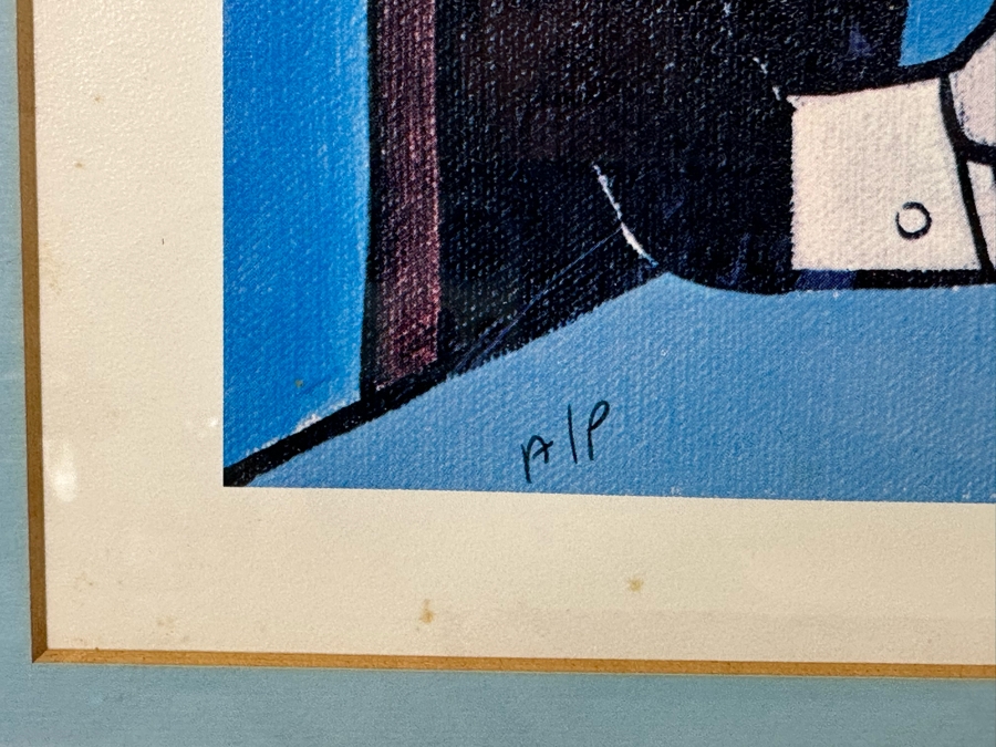 Xavier Cugat (1900-1990, Spain) Hand Signed Artist Proof A/P Print Dinner At Melvyn's Restaurant In Palm Springs Featuring Dozens Of Hollywood Celebrities 31 X 21 Framed 38 X 28.5 [Photo 21]