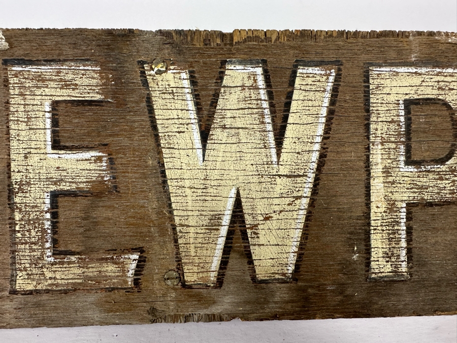 Old Original Tug Newport Double-Side Wooden Sign From Newport Beach Harbor 36W X 2D X 6H [Photo 6]