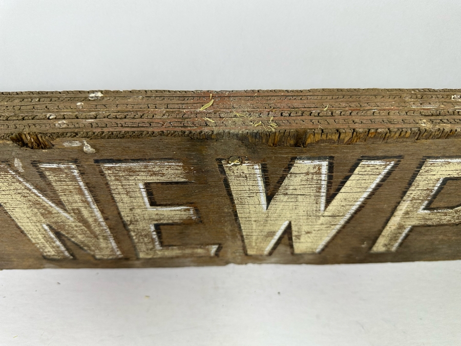 Old Original Tug Newport Double-Side Wooden Sign From Newport Beach Harbor 36W X 2D X 6H [Photo 9]