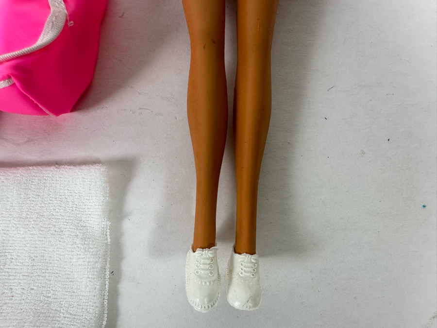 Hand Signed By Ruth Handler (Inventor Of Barbie / Co-Founder Of Mattel) Vintage Mattel Barbie Doll Signed By Ruth Handler Along Leg [Photo 9]