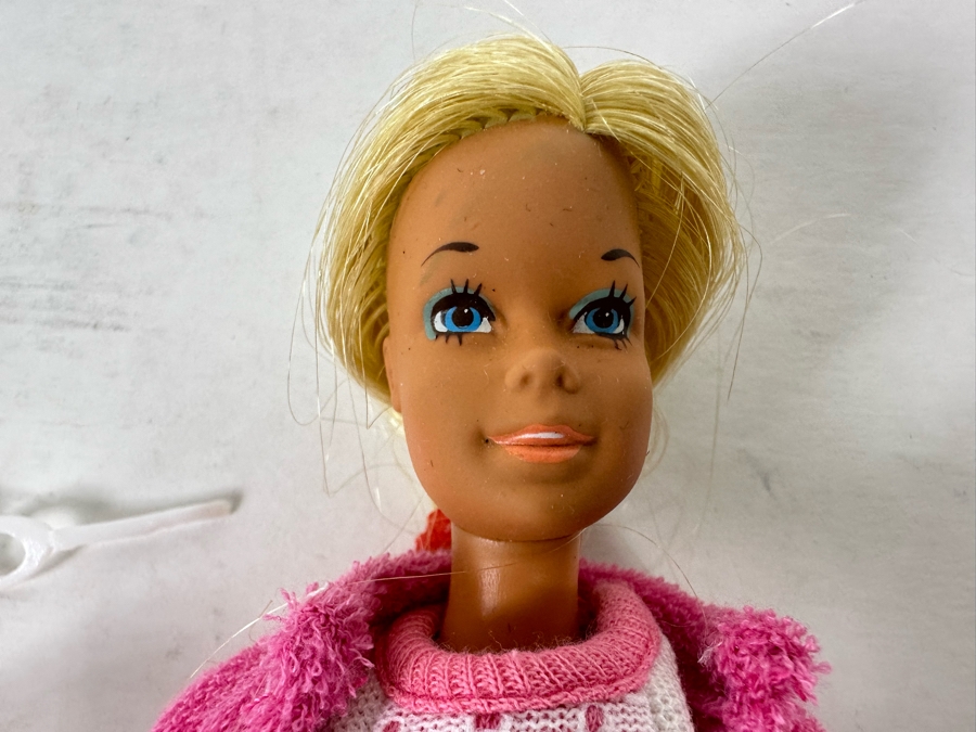 Hand Signed By Ruth Handler (Inventor Of Barbie / Co-Founder Of Mattel) Vintage Mattel Barbie Doll Signed By Ruth Handler Along Leg [Photo 7]