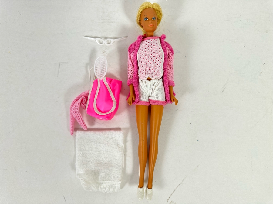 Hand Signed By Ruth Handler (Inventor Of Barbie / Co-Founder Of Mattel) Vintage Mattel Barbie Doll Signed By Ruth Handler Along Leg [Photo 6]