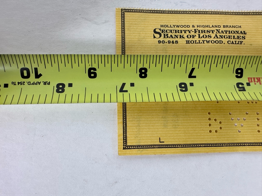 Hand Signed Clark Gable Check 8.5 X 3.25 Dated February 14, 1949 Purchased In 1981 From Autograph Dealer Conway Barker In Dallas, TX [Photo 12]