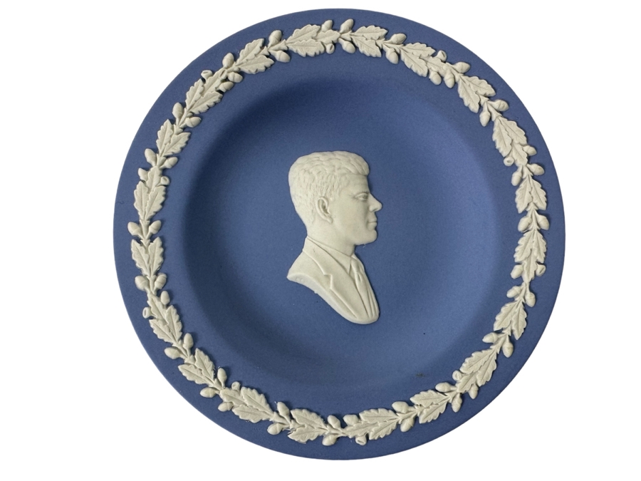 Vintage Wedgwood England John F. Kennedy Trinket Dish 4.5R [Photo 1]