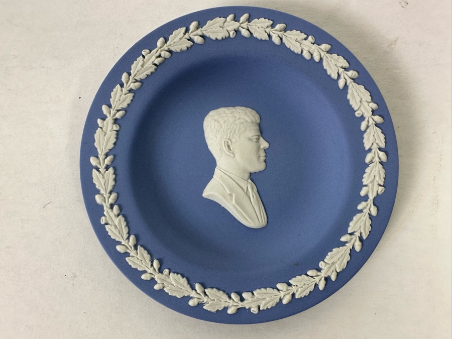 Vintage Wedgwood England John F. Kennedy Trinket Dish 4.5R [Photo 2]