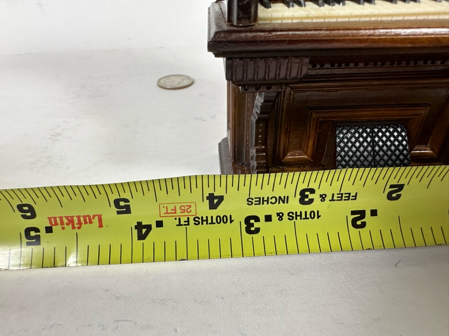 Stunning Handmade Rosewood George Becker Dollhouse Organ 1:12 2.75W X 2.25D X 7H [Photo 11]