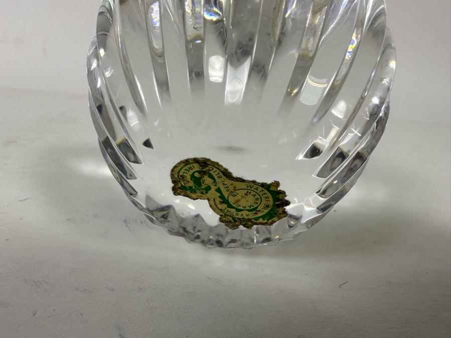 Vintage Waterford Crystal Apple Paperweight 3.5H [Photo 7]