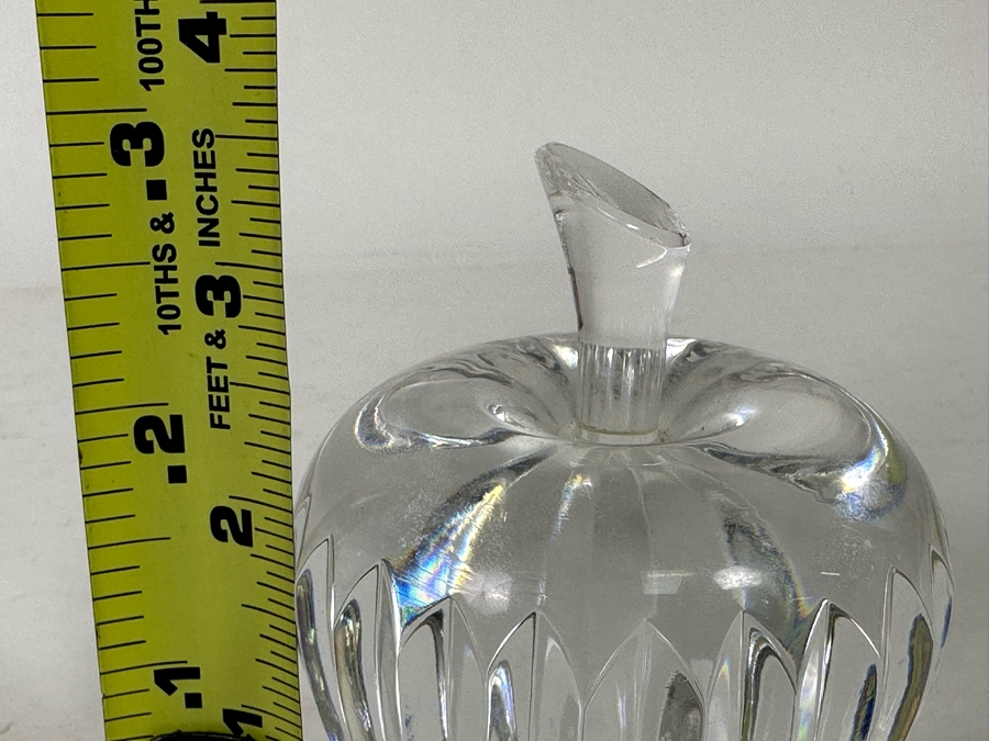 Vintage Waterford Crystal Apple Paperweight 3.5H [Photo 10]