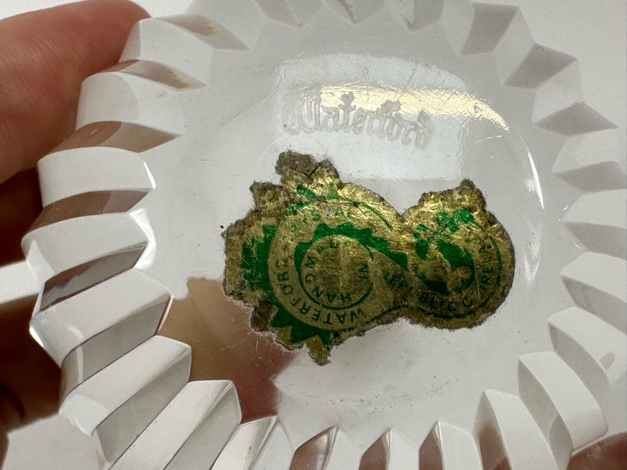 Vintage Waterford Crystal Apple Paperweight 3.5H [Photo 9]