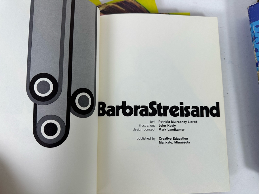 Six Vintage 1975 Barbra Streisand Creative Educational Society Educational Books: Brief Biography Of Singer And Movie Star [Photo 4]