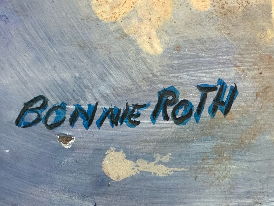 Original Mixed-Media Masterpiece From Bonnie Lee Roth 3D Sculpture Mounted On Painted Board 36W X 48H X 9D [Photo 15]