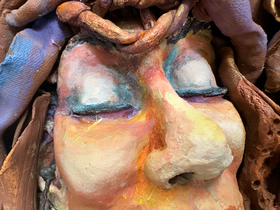 Original Mixed-Media Masterpiece From Bonnie Lee Roth 3D Sculpture Mounted On Painted Board 36W X 48H X 9D [Photo 25]