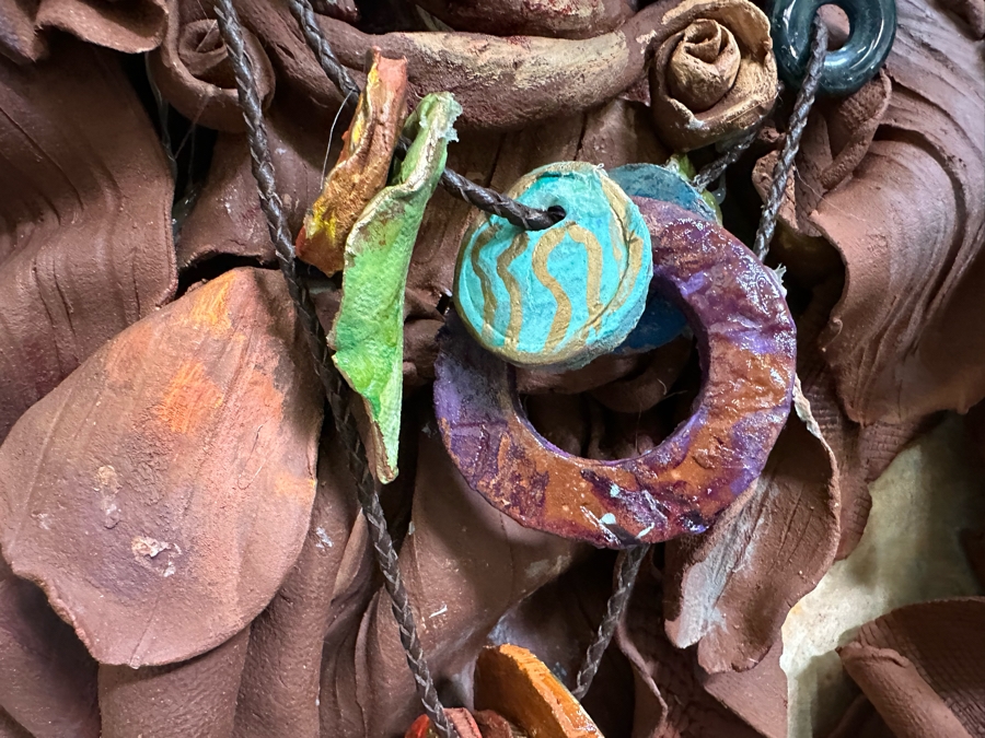 Original Mixed-Media Masterpiece From Bonnie Lee Roth 3D Sculpture Mounted On Painted Board 36W X 48H X 9D [Photo 19]