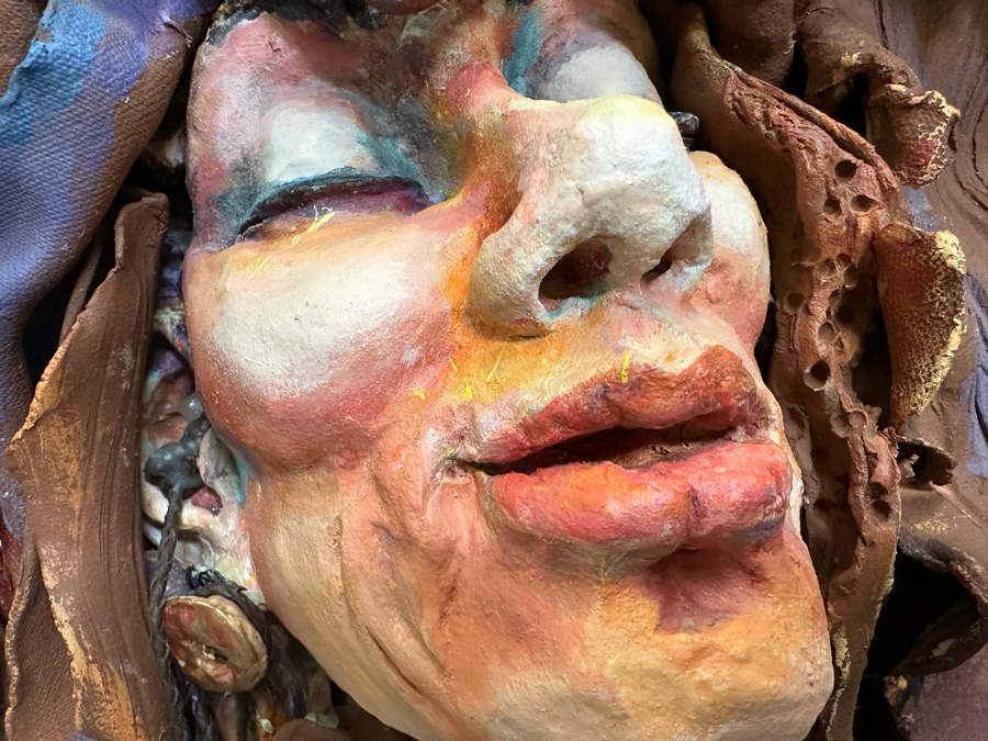 Original Mixed-Media Masterpiece From Bonnie Lee Roth 3D Sculpture Mounted On Painted Board 36W X 48H X 9D [Photo 23]