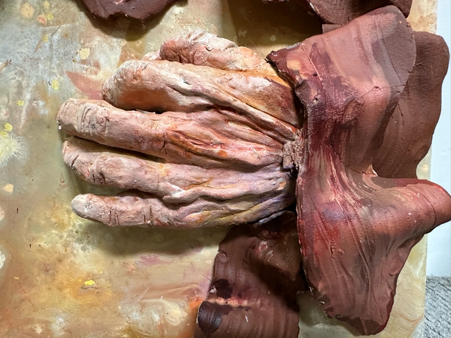 Original Mixed-Media Masterpiece From Bonnie Lee Roth 3D Sculpture Mounted On Painted Board 36W X 48H X 9D [Photo 22]