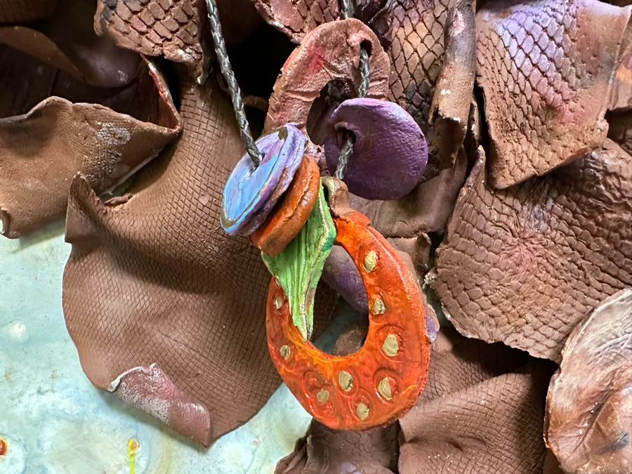 Original Mixed-Media Masterpiece From Bonnie Lee Roth 3D Sculpture Mounted On Painted Board 36W X 48H X 9D [Photo 21]