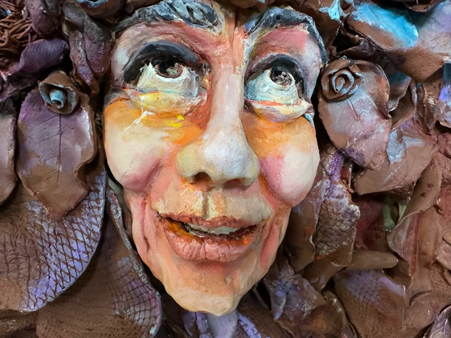 Original Mixed-Media Masterpiece From Bonnie Lee Roth 3D Sculpture Mounted On Painted Board 36W X 48H X 9D [Photo 10]