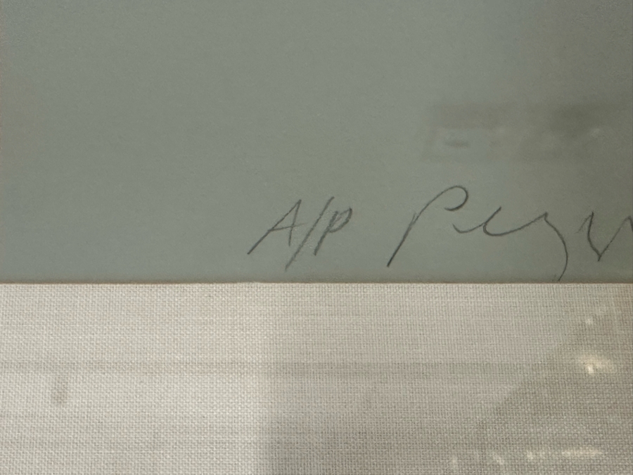 Pegge Hopper Large Hand Signed Hawaiian Artist Proof A/P Print Featuring Mother Comforting Child 44W X 29H Framed 52W X 39H [Photo 7]