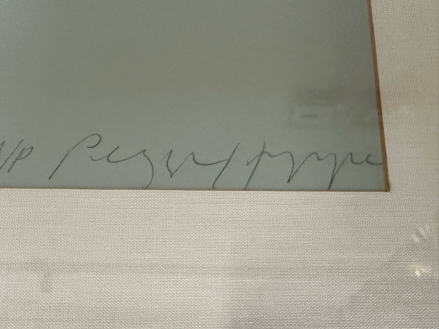 Pegge Hopper Large Hand Signed Hawaiian Artist Proof A/P Print Featuring Mother Comforting Child 44W X 29H Framed 52W X 39H [Photo 8]