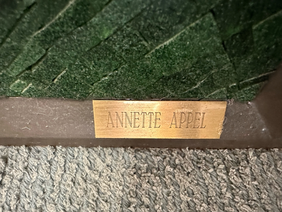 Original Mosaic Handmade By Annette Appel - A Caricature Of Tennis Player Norm Appel Made Over A 10 Year Period Using Jewelry Cut Venetian Tiles And Crushed Marble Over Tempered Masonite 7' 8'W X 43.5'H Estimated Value In 2006 Was $50,000 [Photo 23]