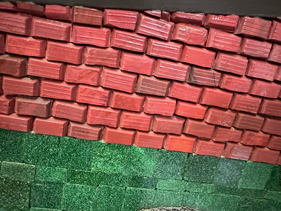 Original Mosaic Handmade By Annette Appel - A Caricature Of Tennis Player Norm Appel Made Over A 10 Year Period Using Jewelry Cut Venetian Tiles And Crushed Marble Over Tempered Masonite 7' 8'W X 43.5'H Estimated Value In 2006 Was $50,000 [Photo 25]