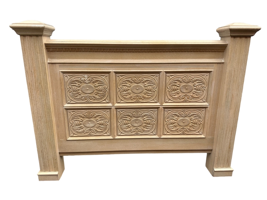 Bel-Aire By Drexel Heritage Carved Wooden Headboard 73W X 7D [Photo 1]