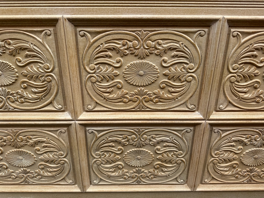 Bel-Aire By Drexel Heritage Carved Wooden Headboard 73W X 7D [Photo 4]