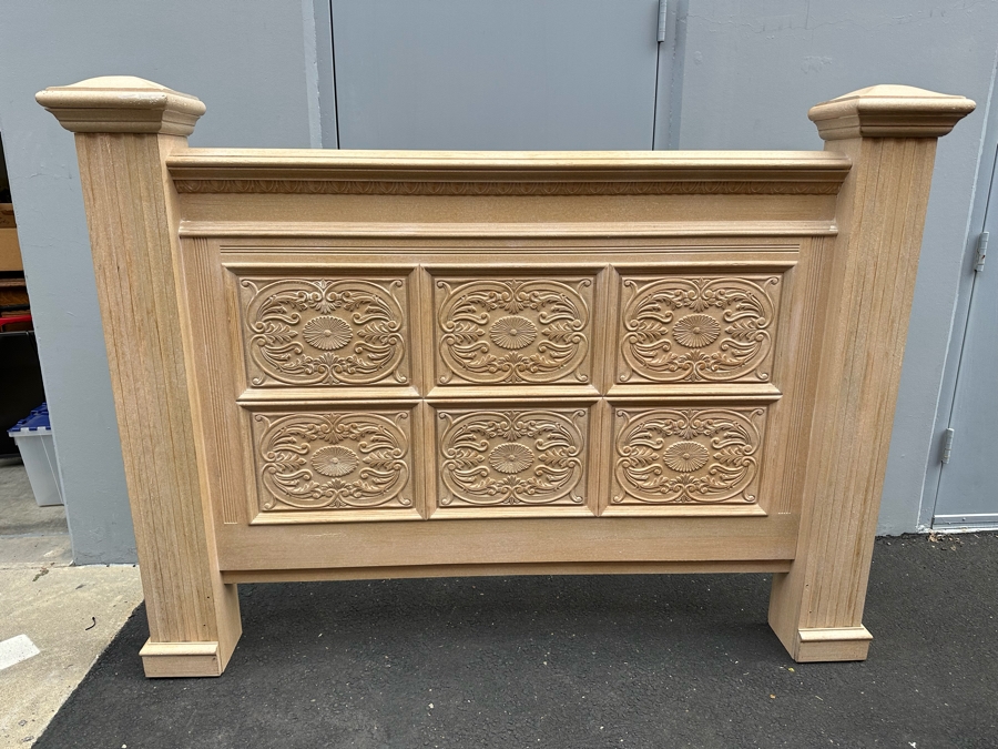 Bel-Aire By Drexel Heritage Carved Wooden Headboard 73W X 7D [Photo 2]