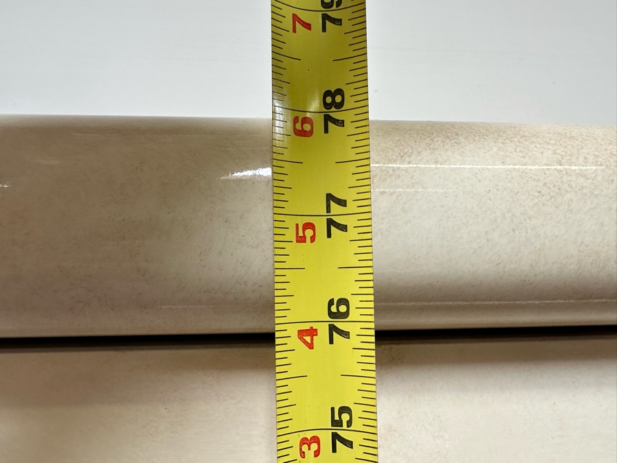 2-Piece Cedar Lined Highboy Dresser With Sliding And Fixed Shelves On Top And 6-Drawers On The Bottom With Brass Base Modern 1980's / 90's Lacquer Design Very Heavy 60W X 25D X 78H [Photo 11]