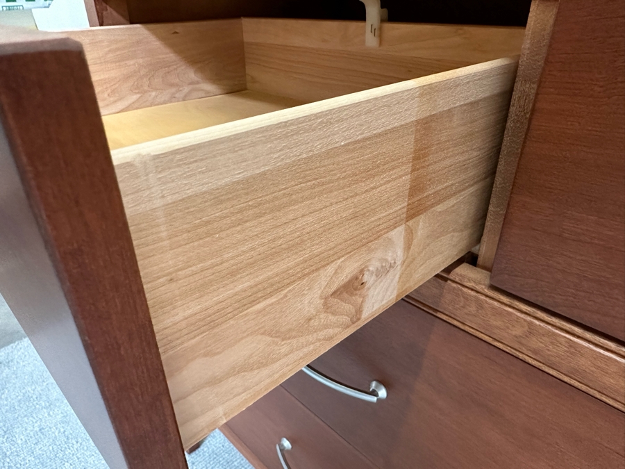 7-Drawer Wooden Chest Of Drawer Dresser In Toffee Color Made In Canada 64W X 21D X 36H [Photo 6]