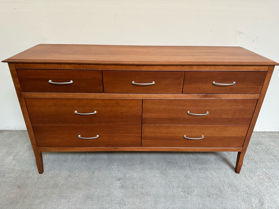 7-Drawer Wooden Chest Of Drawer Dresser In Toffee Color Made In Canada 64W X 21D X 36H [Photo 4]