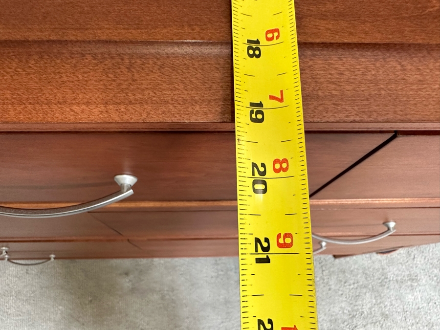 9-Drawer Wooden Chest Of Drawer Dresser In Toffee Color Made In Canada 60W X 21D X 47H [Photo 9]