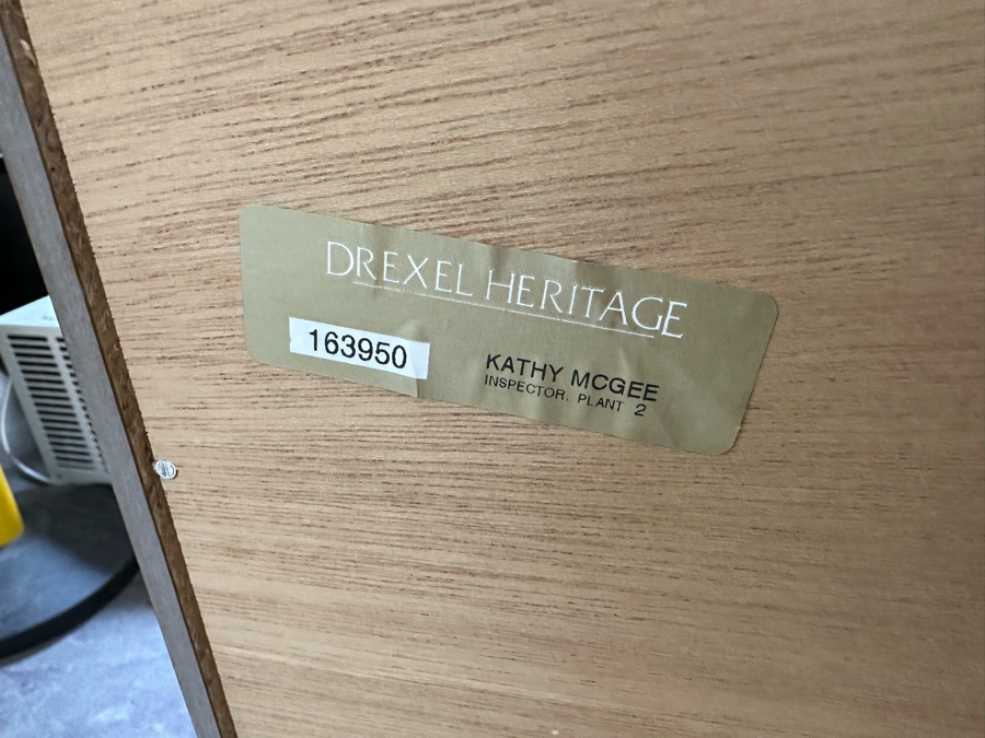 Bel-Aire By Drexel Heritage Wooden Chest Of Drawers Dresser With Marble Top Very Heavy 76.5W X 20D X 36H [Photo 11]