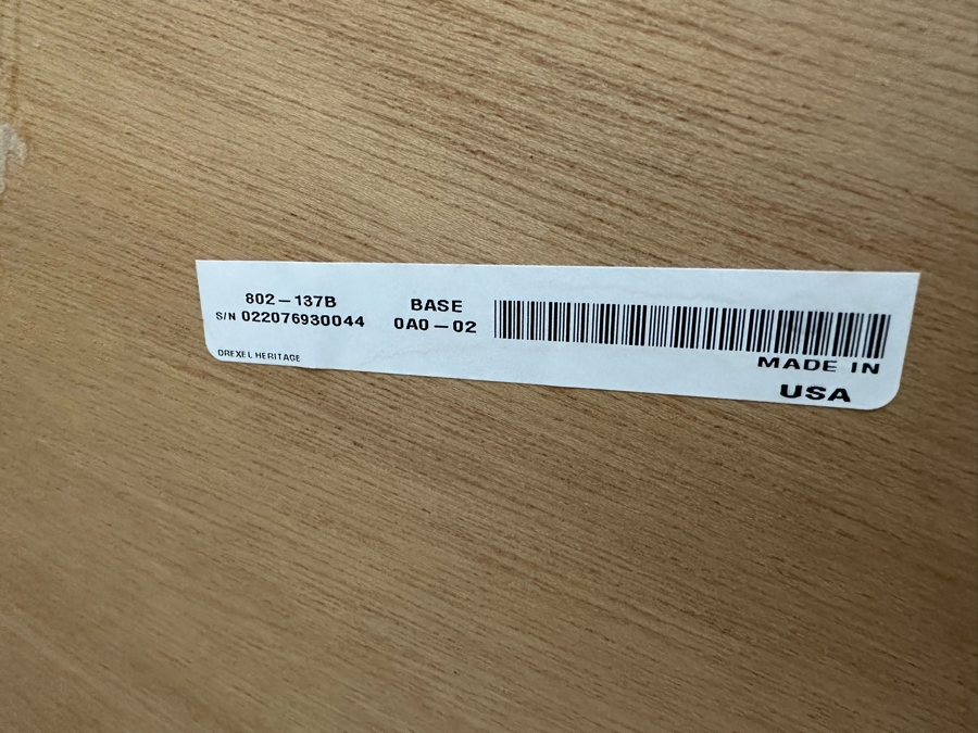 Bel-Aire By Drexel Heritage Wooden Chest Of Drawers Dresser With Marble Top Very Heavy 76.5W X 20D X 36H [Photo 10]