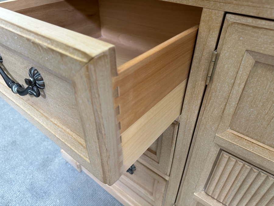 Bel-Aire By Drexel Heritage Wooden Chest Of Drawers Dresser With Marble Top Very Heavy 76.5W X 20D X 36H [Photo 6]