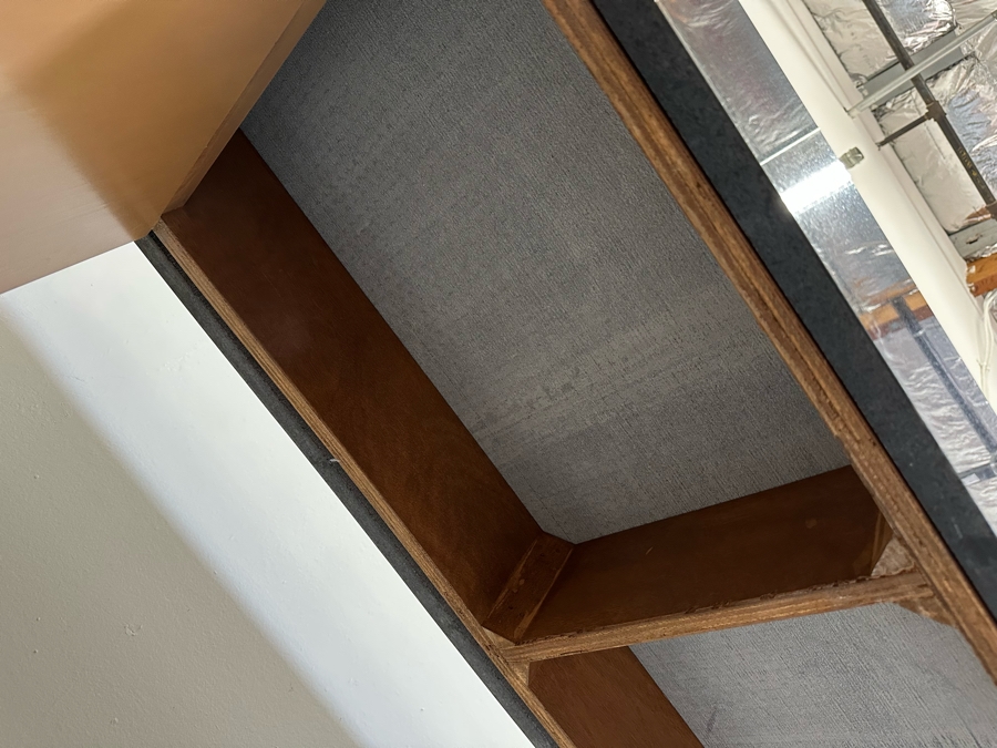 Contemporary Wooden And Marble Sofa Entry Table By Gina B Furniture Of Los Angeles, CA 72W X 16D X 32.5H [Photo 11]