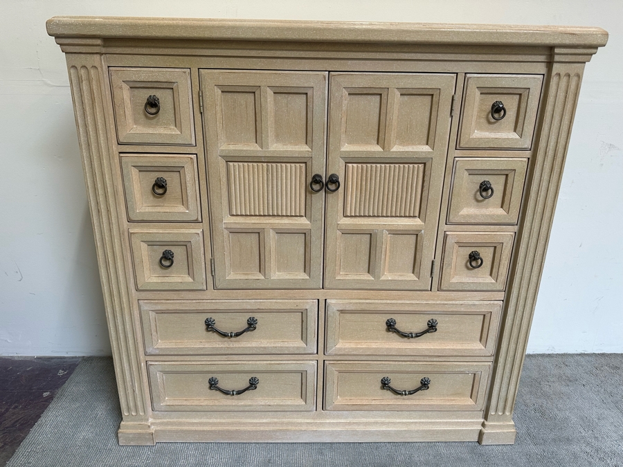 Bel-Aire By Drexel Heritage Wooden Chest Of Drawers Dresser Cabinet Very Heavy 57W X 20D X 55H [Photo 2]