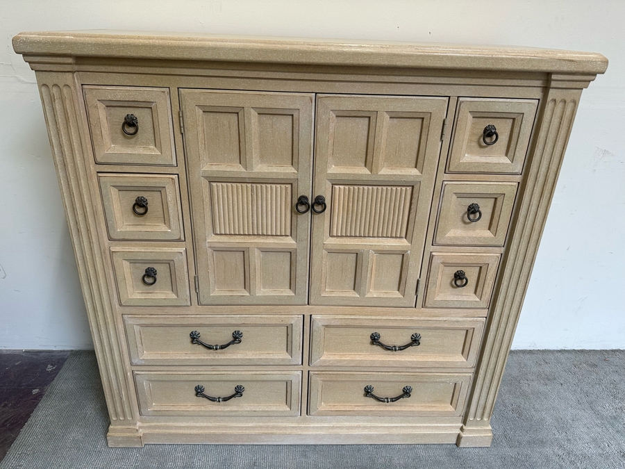 Bel-Aire By Drexel Heritage Wooden Chest Of Drawers Dresser Cabinet Very Heavy 57W X 20D X 55H [Photo 3]